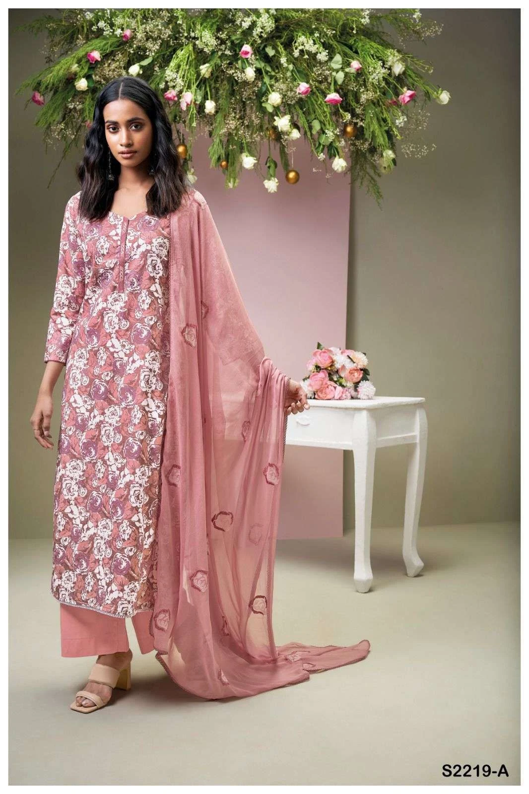 Ganga Tempany 2219 Premium Cotton Printed Wholesale Fancy Salwar Suit Catalog — Wholesale Salwar Suits, Ganga wholesale from Surat - Gallery Image 2